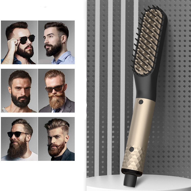 Men'S Grooming Organizer - Professional Electric Brush Hair Straightener Fast