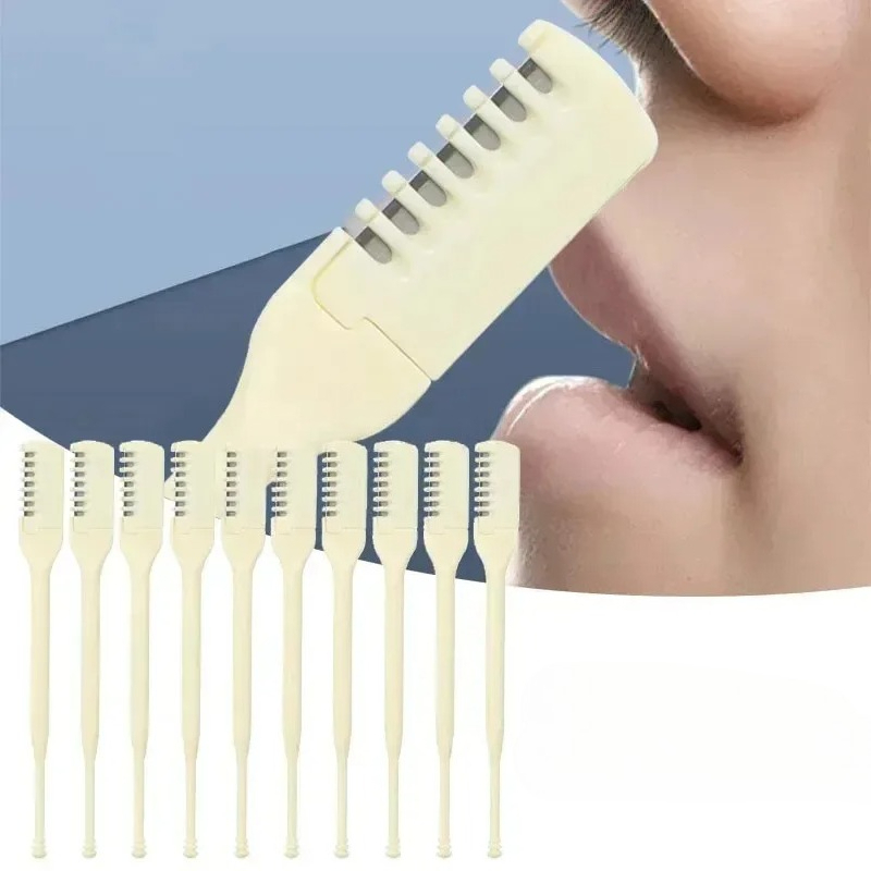 Nose Hair Trimmer - 5/10pcs Clean and Trim！360°Rotating Nose Hair