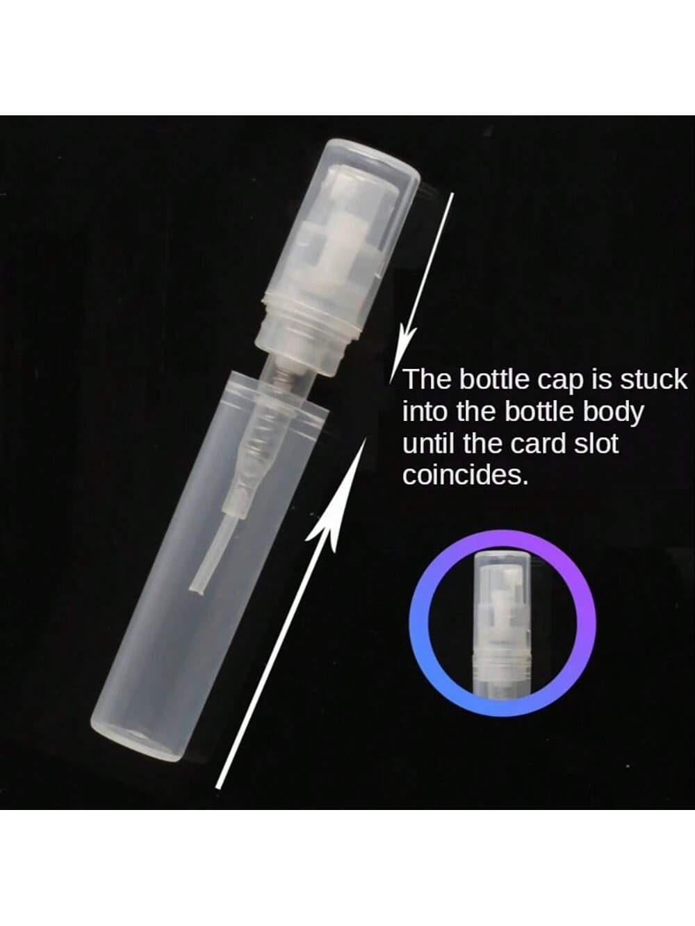 50/100/batch 2ml3ml5ml plastic - Cologne Spray Bottle avaliação e preço