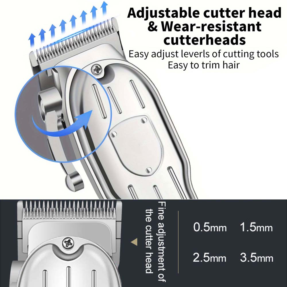 Professional Hair Clippers for - Beard Trimmer Cordless avaliação e preço