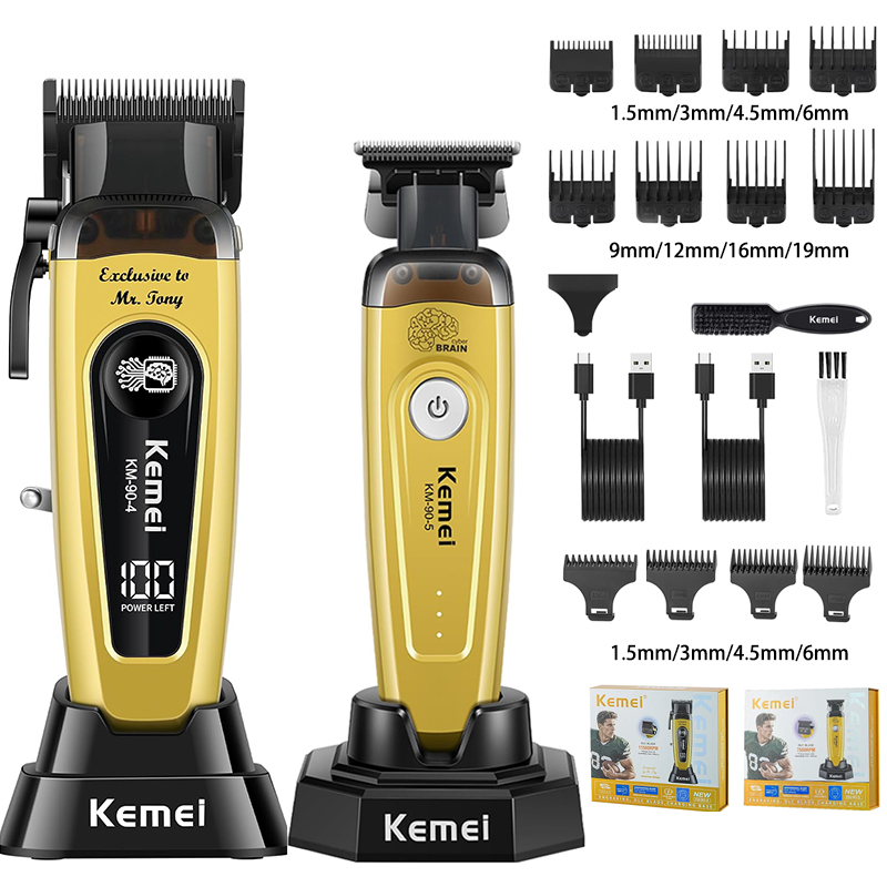 KEMEI Men's Hair Trimmer, Cord - Beard Trimmer Cordless avaliação e preço