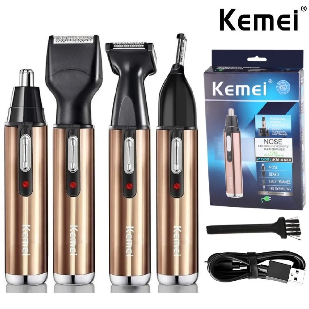 Kemei All In One Rechargeable  - Men'S Grooming Organizer avaliação e preço