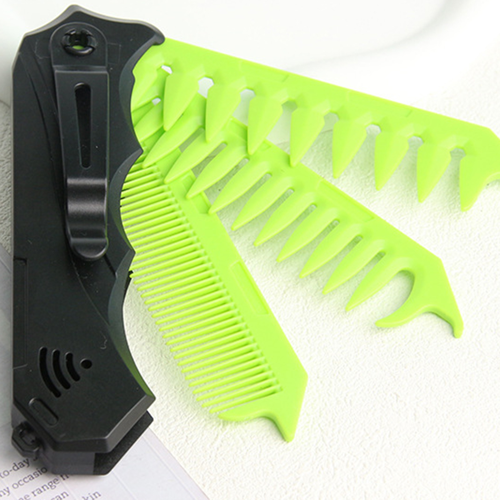 Dual Tooth Folding Comb for Me - Men'S Grooming Organizer avaliação e preço