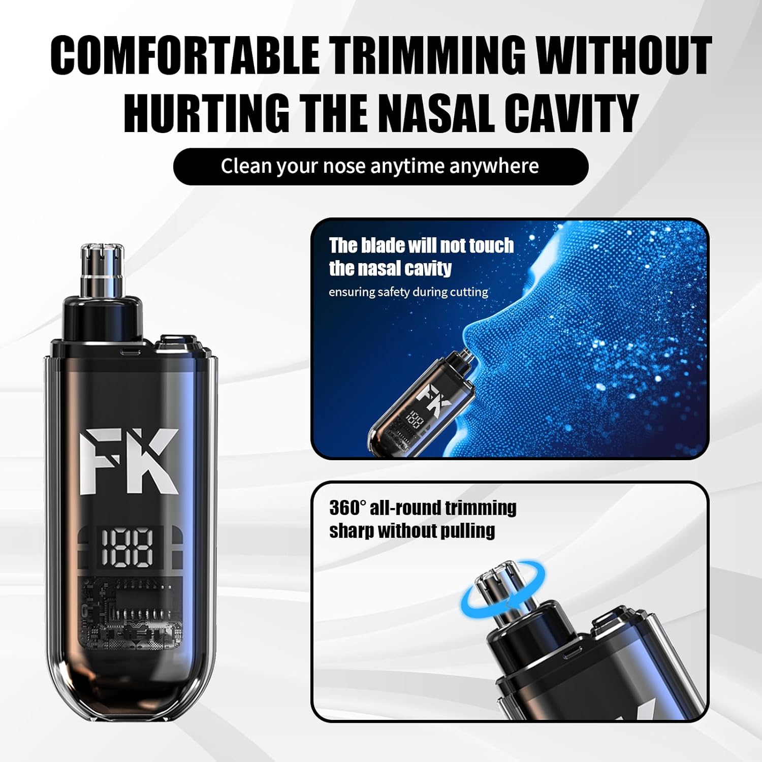 Men's Cordless Hair Clipper Se - Beard Trimmer Cordless avaliação e preço