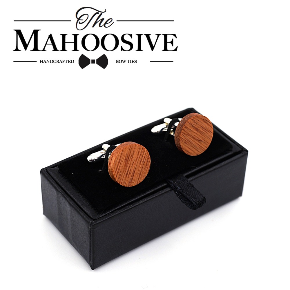 MAHOOSIVE Wooden Cufflinks Wed - Men'S Grooming Organizer avaliação e preço