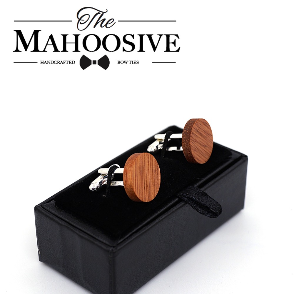 MAHOOSIVE Wooden Cufflinks Wed - Men'S Grooming Organizer avaliação e preço