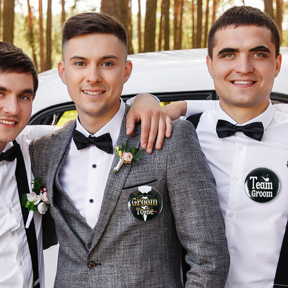 1-12pcs Bachelor Party Badge P - Men'S Grooming Ideas avaliação e preço