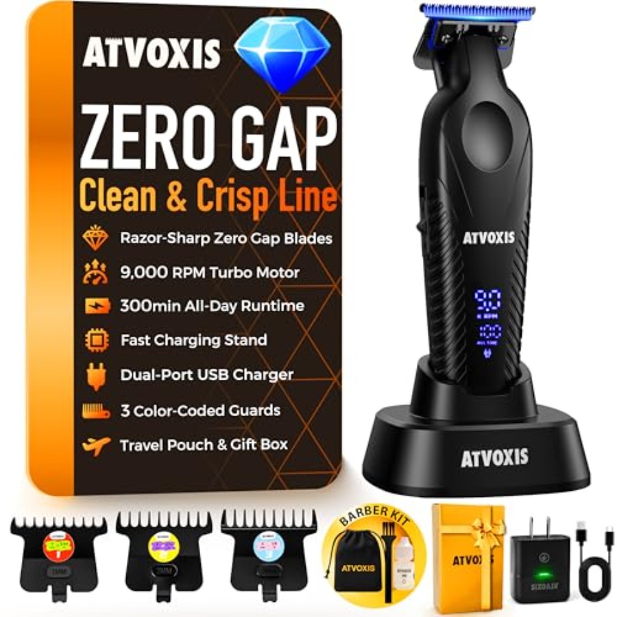 Zero Gap 9000 RPM Brushless Pr - Beard Trimmer Cordless avaliação e preço