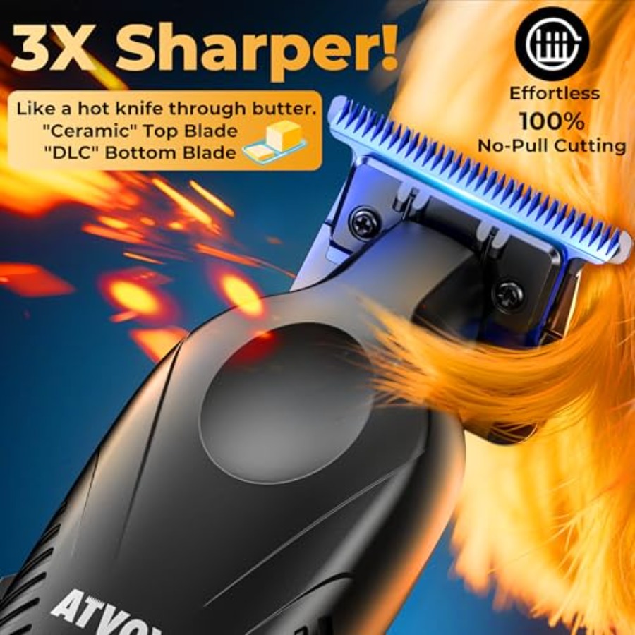 Zero Gap 9000 RPM Brushless Pr - Beard Trimmer Cordless avaliação e preço