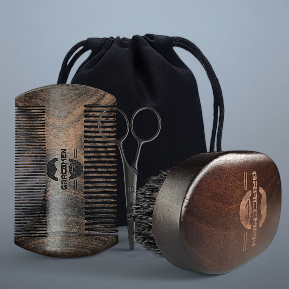 Gracemen Beard Kit - Retro Bea - Men'S Grooming Organizer avaliação e preço