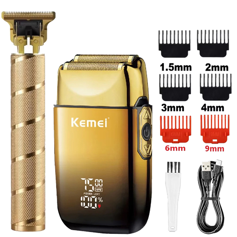 Kemei KM-TX10 T9 Hair Trimmer  - Men'S Grooming Organizer avaliação e preço