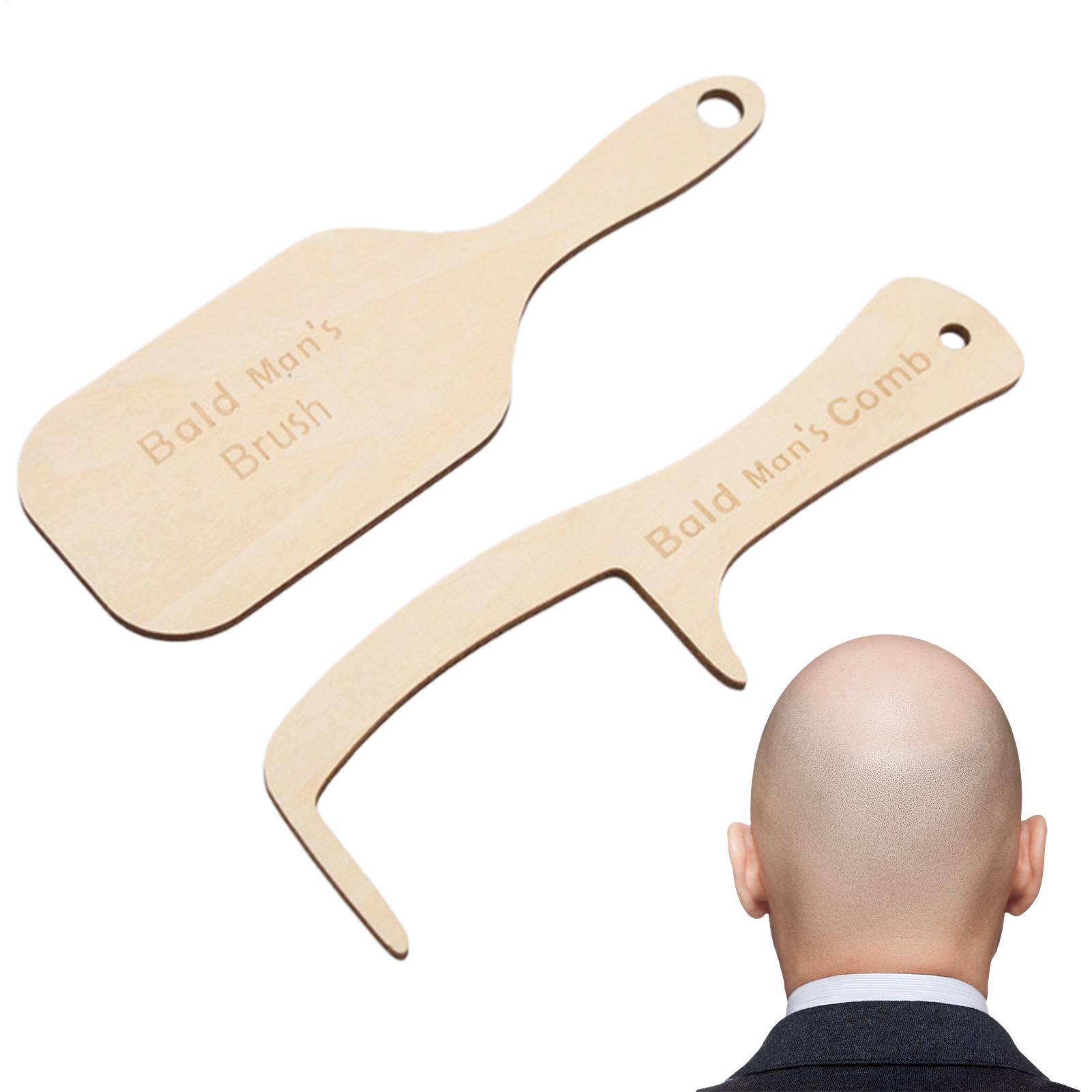 2pcs Funny Bald Man Grooming T - Men'S Grooming Organizer avaliação e preço
