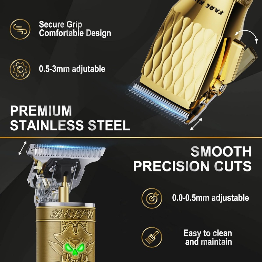 Professional Hair Clippers Bea - Beard Trimmer Cordless avaliação e preço