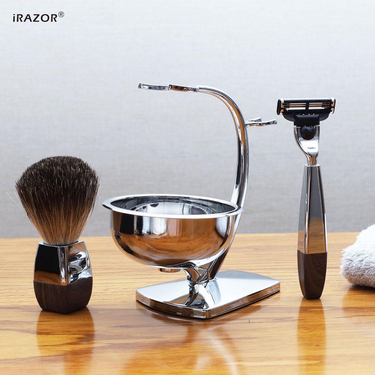 iRAZOR Professional Wet Shavin - Men'S Grooming Organizer avaliação e preço