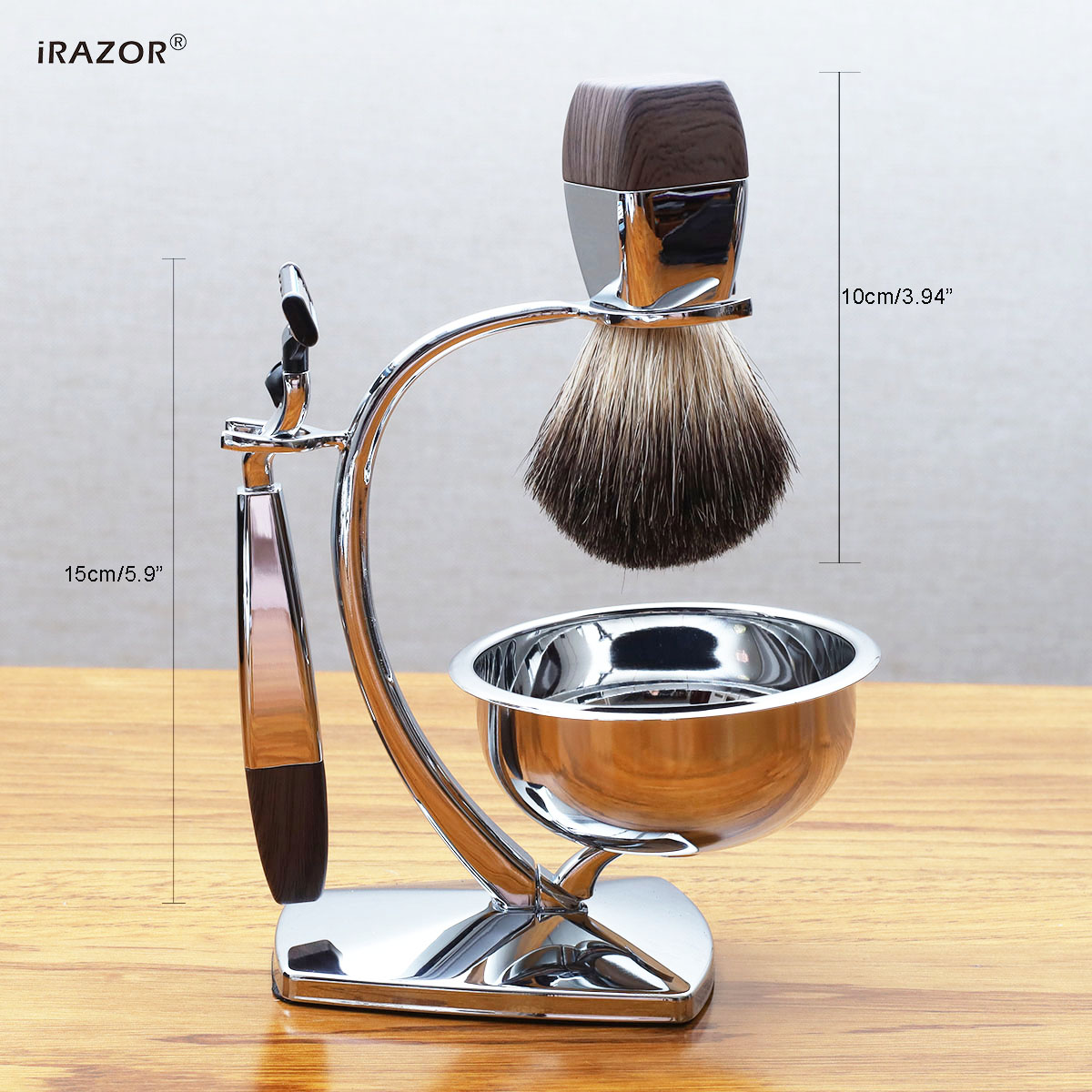 iRAZOR Professional Wet Shavin - Men'S Grooming Organizer avaliação e preço